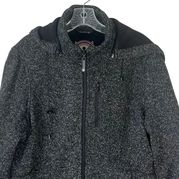 HFX Coat Womens XL Black Pockets Winter - Picture 3 of 12